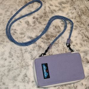 Kavu Go Time crossbody bi-fold wallet w/rope strap